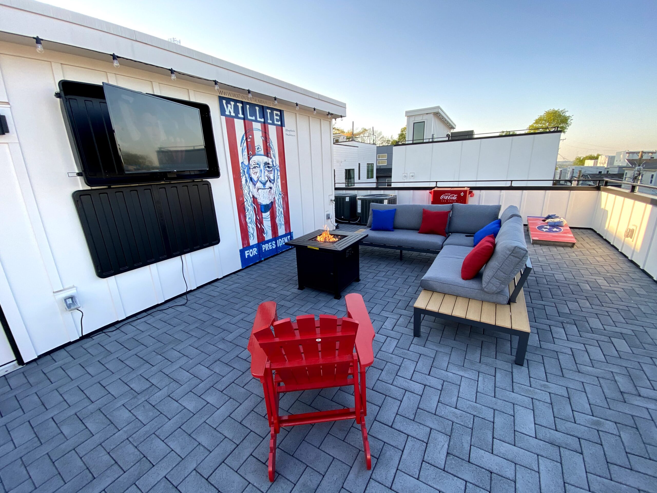 Nashville Vacation Rental with a giant rooftop deck